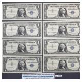 1957 $1 Silver Certificate Currency Lot