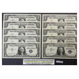 1957 $1 Silver Certificate lot