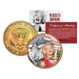 24K Gold Marilyn Monroe Half Dollar Coin
