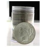 Mixed Date Roll - Peace Silver Dollars