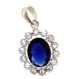 Beautiful Oval 5.10 ct Sapphire Pendant
