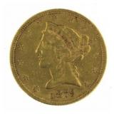 1879 Liberty Head $5.00 Gold Half Eagle