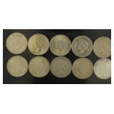 Mixed Date Collection Peace Dollars