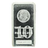 10 Ounce - .999 Fine Silver Morgan Dollar Bar