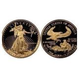 1988 American Eagle $5.00 Gold Proof Coin