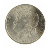 1878 Choice BU 7TF Morgan Silver Dollar *1st Year