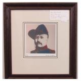 Teddy Roosevelt - Pen Signed by Andy Warhol
