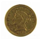 1878 Liberty Head $2.50 Gold Quarter Eagle
