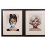 Audrey Hepburn/Marilyn Monroe Bubble Gum