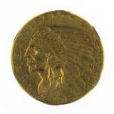 1915 Indian Head $2.50 Gold Quarter Eagle