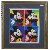 Mickey Mouse Giclee by Peter Max