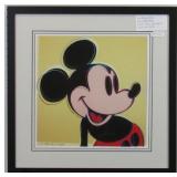 Mickey Mouse Giclee Plate Signed by Andy Warhol