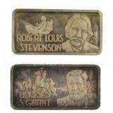 One Ounce - .999 Fine Silver Vintage Bars