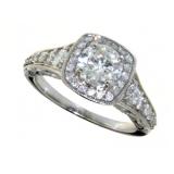 14kt Gold 1.60 ct Round Cut Diamond Ring