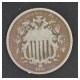 1868 Shield Nickel *Better Date
