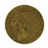 1911 Indian Head $2.50 Gold Quarter Eagle