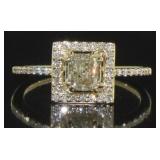 14kt Yellow Gold 1.07 ct Diamond Ring
