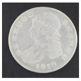 1819 Capped Bust Silver Half Dollar