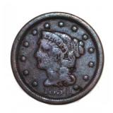 1854 Braided Hair Copper Large Cent