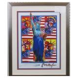God Bless American Giclee by Peter Max
