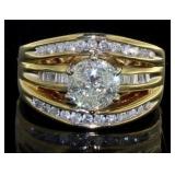 14kt Gold Brilliant 1.50 ct Diamond Ring