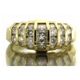 14kt Gold Tension Set 1.48 ct Diamond Ring