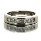 14kt Gold 3/4 ct Invisible Set Diamond Band