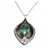 Stunning Caribbean Quartz Designer Necklace