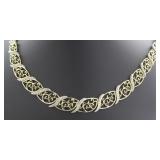 Genuine Sapphire & Diamond Accent Evening Necklace