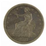 1877-S Seated Liberty Silver Trade Dollar