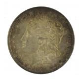 1879-S BU Rainbow Toned Morgan Silver Dollar