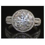 14kt Gold Round Brilliant 2.25 ct Diamond Ring