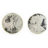 2012 Proof/Rev Proof American Eagle Silver Set