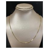 14kt Gold Vintage 15" Designer Necklace