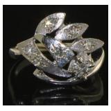 14kt Gold Antique Diamond Ring