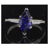Marquise Cut 3.00 ct Tanzanite Dinner Ring