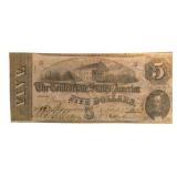 Series 1862 $5.00 Confederate States Currency