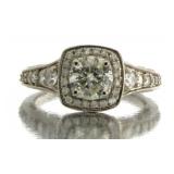 14kt Gold 1.60 ct Round Cut Diamond Ring