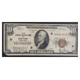 1929 New York $10.00 National Currency Note