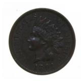 1891 AU Indian Head Cent *BRN