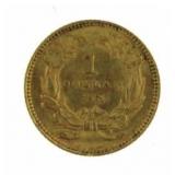 1861 Type 3 Indian Princess $1.00 Gold Coin