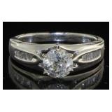 14kt Gold Brilliant 1.43 ct Diamond Solitaire Ring