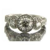 14kt Gold 2.02 ct Round Diamond Ring