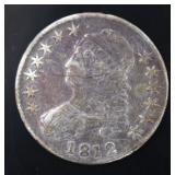 1812 Capped Bust Silver Half Dollar