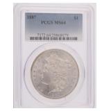1887 - PCGS MS64 Morgan Silver Dollar