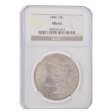 1886 - MS63 Morgan Silver Dollar