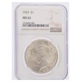 1923 - MS62 Morgan Silver Dollar
