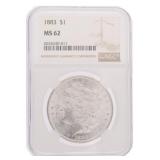 1883 - MS62 Morgan Silver Dollar
