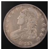 1833 Capped Bust Silver Half Dollar