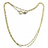 14kt Gold 18" Rope Twist Necklace
